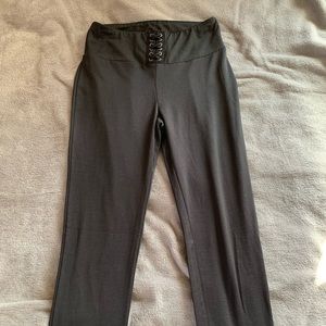 Black Fleece Lined Leggings